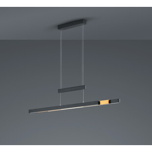 Lampa wisząca LED Trajan czarna 150cm - Trio | Nowoczesne oświetlenie