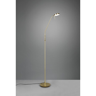 Lampa podłogowa LED Monza - złota, ze ściemniaczem | Trio