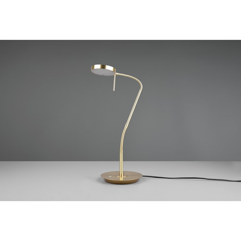 Lampa biurkowa Monza złota Trio - Ściemniacz | Trio