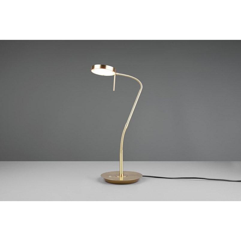 Lampa biurkowa Monza złota Trio - Ściemniacz | Trio