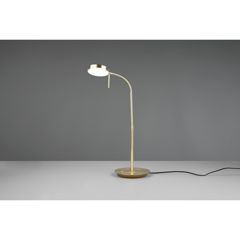 Lampa biurkowa Monza złota Trio - Ściemniacz | Trio