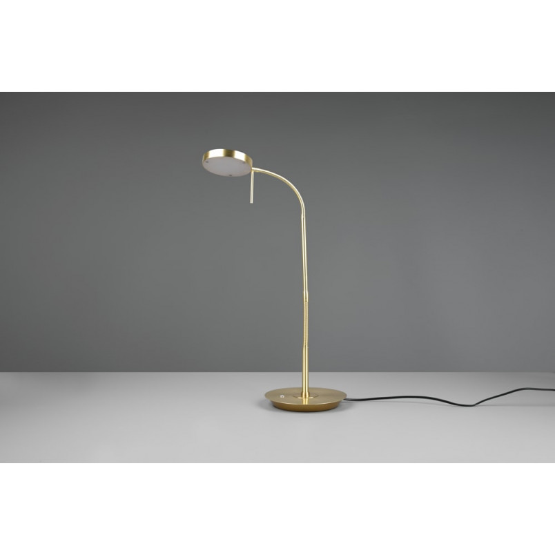 Lampa biurkowa Monza złota Trio - Ściemniacz | Trio
