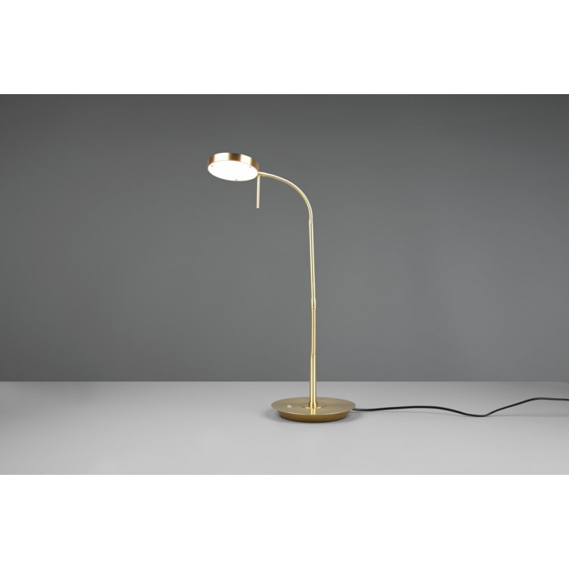 Lampa biurkowa Monza złota Trio - Ściemniacz | Trio
