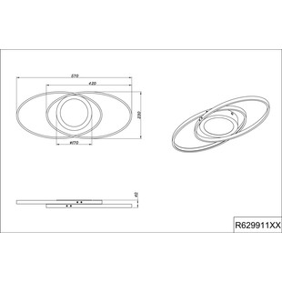 Plafon LED Trio Galaxy | Nowoczesne oświetlenie