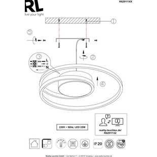 Plafon LED Trio Zibal 39cm - Nowoczesny Design | Kup Teraz