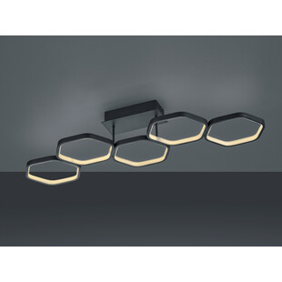 Lampa sufitowa podłużna nowoczesna Vigo 90 Led Antracyt marki Trio