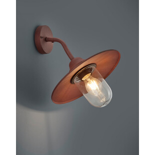 Kinkiet Ogrodowy Trio Brenta Miedziany | Lampa IP44