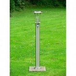 Lampa Ogrodowa York z Czujnikiem | Stalowa, 100cm - Brilliant