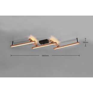 Lampa sufitowa drewniana Bellari LED 180cm - Trio