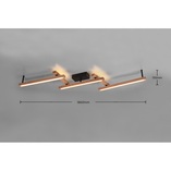 Lampa sufitowa drewniana Bellari LED 180cm - Trio