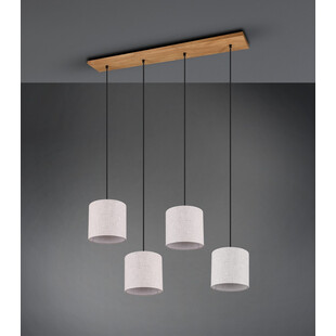 Lampa wisząca Elmau IV szara Trio | Skandynawski design
