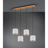 Lampa wisząca Elmau IV szara Trio | Skandynawski design