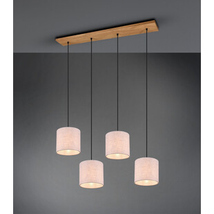 Lampa wisząca Elmau IV szara Trio | Skandynawski design