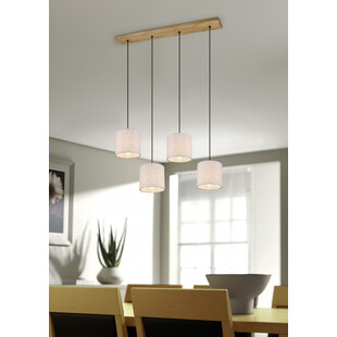 Lampa wisząca Elmau IV szara Trio | Skandynawski design