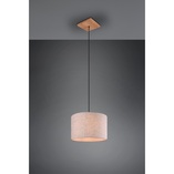 Lampa wisząca Elmau szara Trio - Skandynawski design