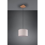 Lampa wisząca Elmau szara Trio - Skandynawski design