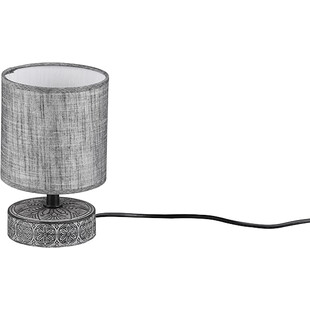 Lampa stołowa orientalna Marie szara Trio - Eleganckie oświetlenie