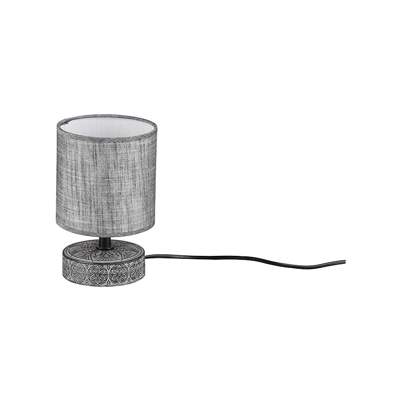 Lampa stołowa orientalna Marie szara Trio - Eleganckie oświetlenie