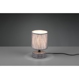 Lampa stołowa orientalna Marie szara Trio - Eleganckie oświetlenie