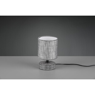 Lampa stołowa orientalna Marie szara Trio - Eleganckie oświetlenie