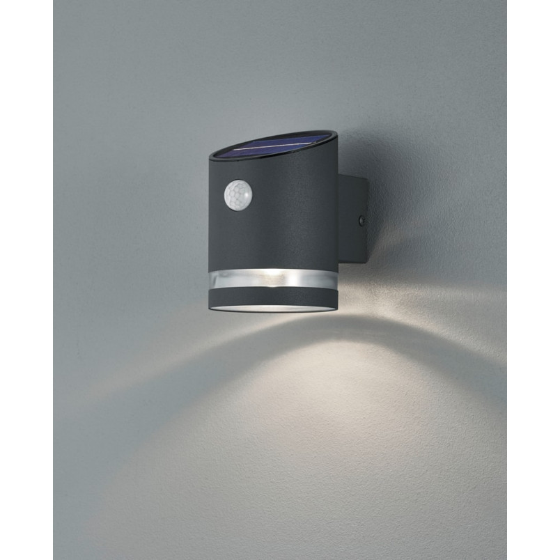 Kinkiet zewnętrzny Solarny Salta LED - Trio | Antracyt