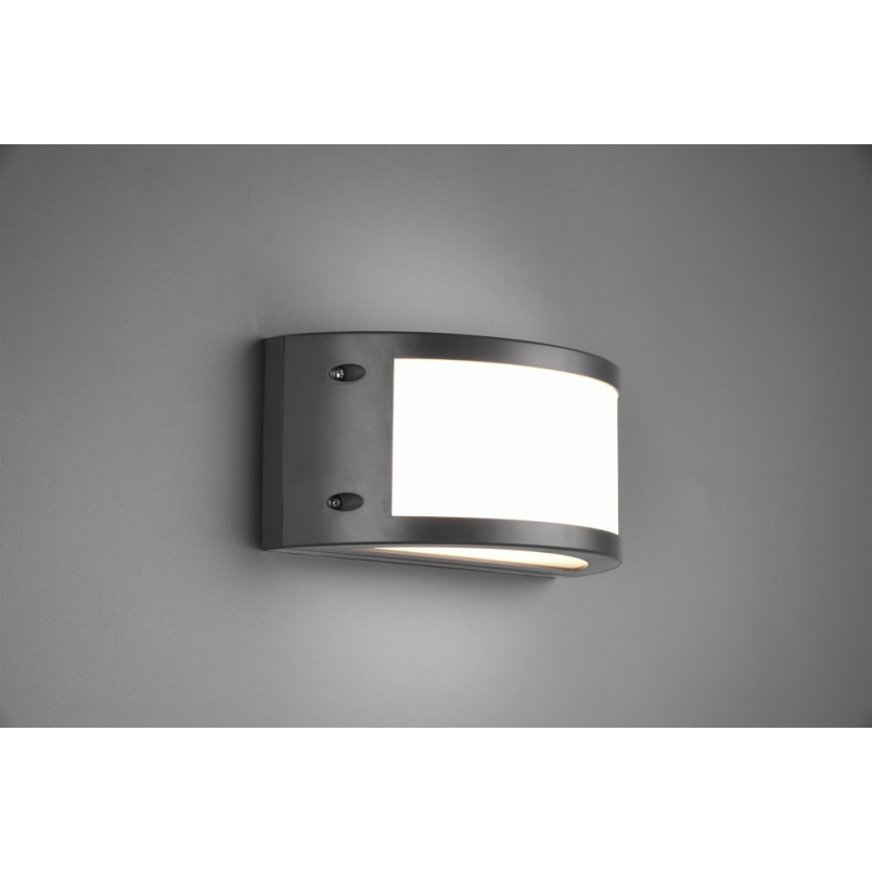 Kinkiet ogrodowy Kendal LED antracyt Trio - Oświetlenie LED