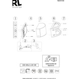 Kinkiet ogrodowy Kendal LED antracyt Trio - Oświetlenie LED