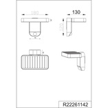 Kinkiet solarny Trio Esquel LED - Czujnik ruchu, antracyt