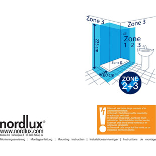 Kinkiet zewnętrzny Tin czarny Nordlux - Eleganckie oświetlenie