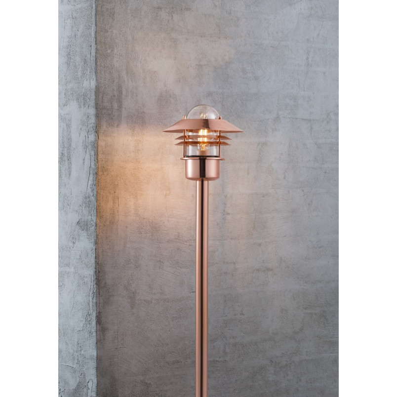 Lampa Ogrodowa Miedziana Nordlux Blokhus 92cm | Sklep z Oświetleniem
