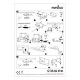 Kinkiet łazienkowy LED Nordlux Otis 60cm - Biały | Sklep