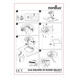 Plafon LED Nordlux Oja Square - Nowoczesne oświetlenie