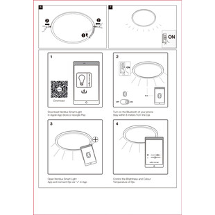 Plafon LED Oja Smart Nordlux 60cm - Nowoczesne Oświetlenie