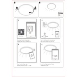 Plafon LED Oja Smart Nordlux 60cm - Nowoczesne Oświetlenie