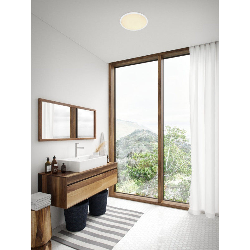 Plafon LED Oja 60cm biały Nordlux - Nowoczesne oświetlenie