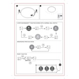 Plafon LED Nordlux Oja 60cm Czarny - Nowoczesne Oświetlenie