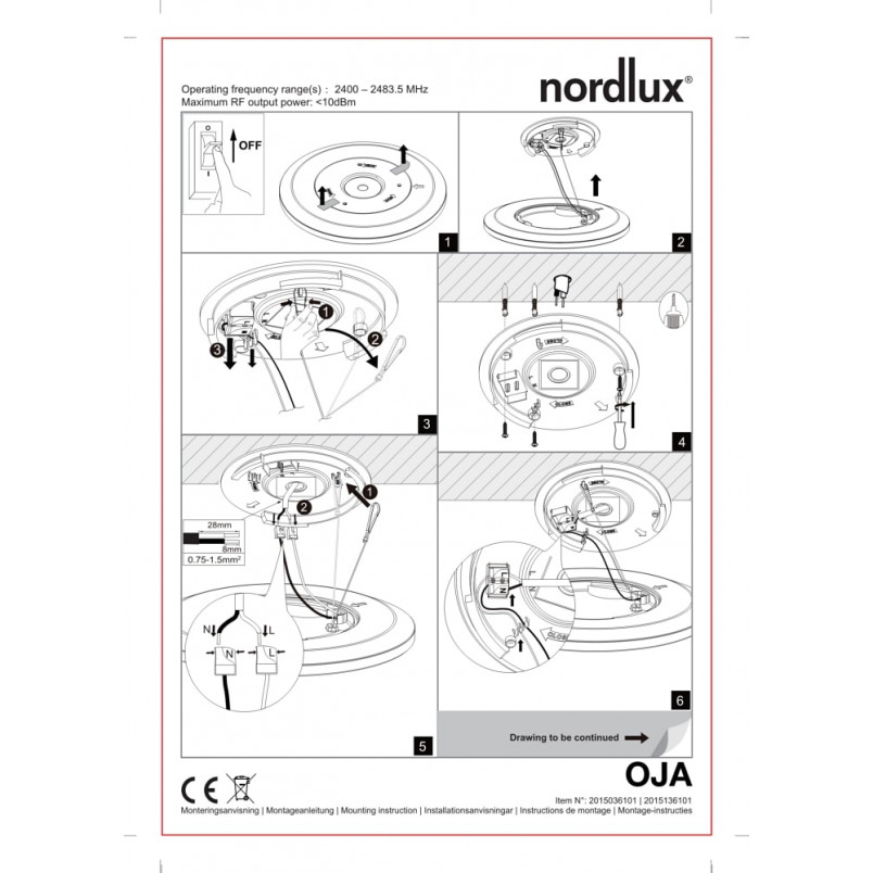 Plafon LED Oja Smart Nordlux - Nowoczesne Oświetlenie