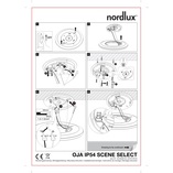 Plafon łazienkowy LED Oja | Nordlux - Chromowany, Ściemnialny