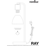 Lampa biurkowa Ray czarna | Nordlux - Stylowe oświetlenie