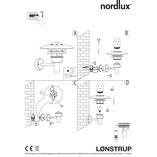 Kinkiet ogrodowy Lonstrup 32 Nordlux z czujnikiem - sklep