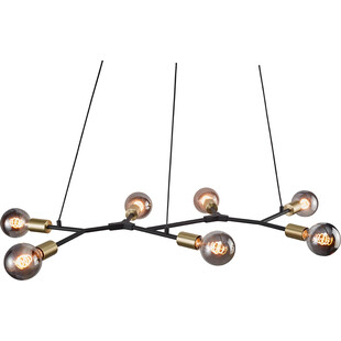 Lampa wisząca loft Josefine | 7 żarówek, czarna - Nordlux