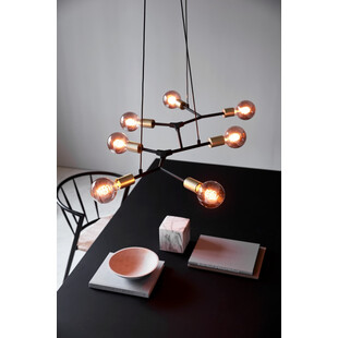 Lampa wisząca loft Josefine | 7 żarówek, czarna - Nordlux