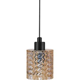 Lampa wisząca Nordlux Hollywood | Bursztynowe szkło, E27