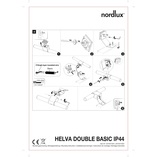 Kinkiet łazienkowy Helva Basic LED biały | Nordlux
