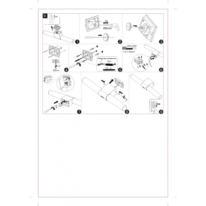 Kinkiet łazienkowy Helva Basic LED biały | Nordlux