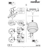 Lampa wisząca Dicte biała | Nordlux - Oświetlenie online