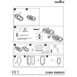 Kinkiet zewnętrzny LED Nordlux Cuba Energy - Elegancki design
