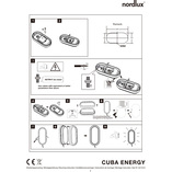 Kinkiet Nordlux Cuba Energy - Eleganckie Oświetlenie Elewacji