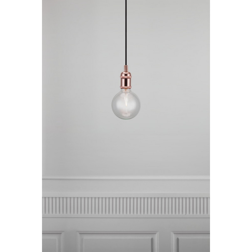 Lampa wisząca miedziana Nordlux Avra - Industrialny design