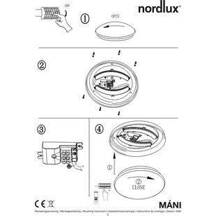 Plafon LED Nordlux Mani - Oświetlenie do Twojego domu